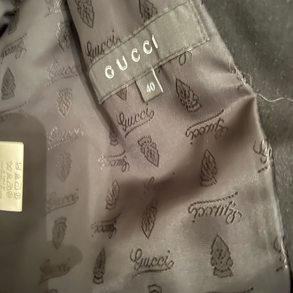 Gucci Wool/Mink Peacoat, Removable Collar, EUC w/original garment bag. Ford Era - Picture 2 of 9